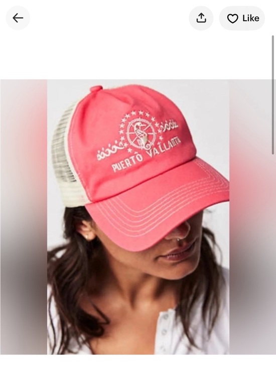 Free People Accessories - Free People NWOT Puerto Vallarta Destination Snap Back Trucker Baseball Hat